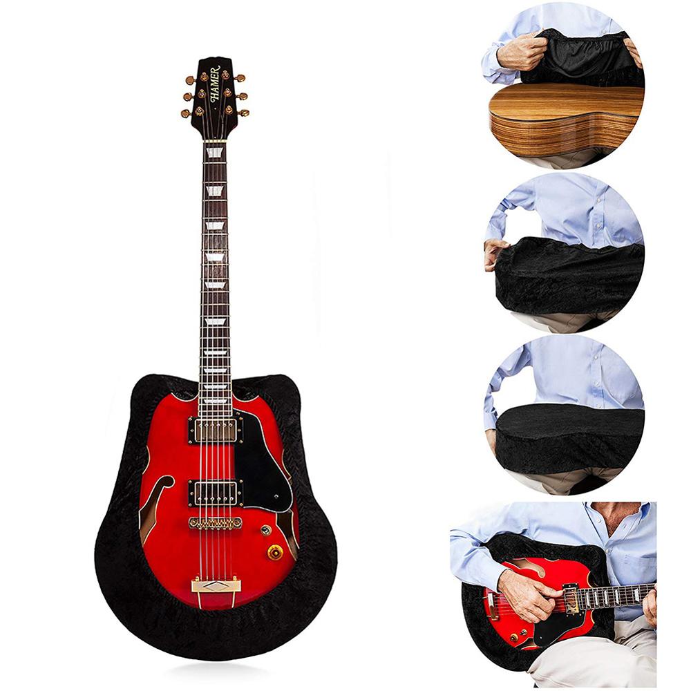 Guitar Cover Velvet Guitar Protector Guitar Gig Bag Protective Classical Sleeve for Acoustic Arch Top and Cutaway Guitars