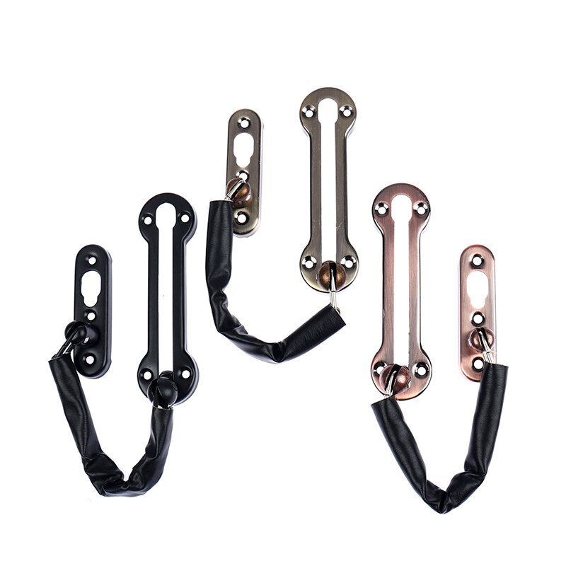 Anti-theft Stainless Steel Hotel Door Chain Latch Safety Guard Security Lock
