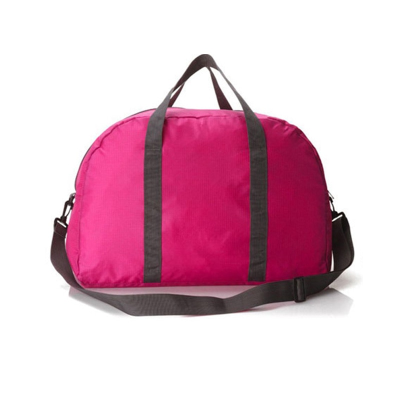 Waterdichte nylon Grote Capaciteit Ultralight Opvouwbare outdoor sporttas sporttassen Reisbagage Schoudertas Pouch Tote: Red