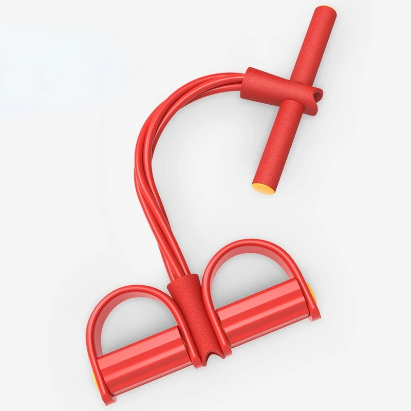 Equipo de ejercicio para gimnasio en casa, cuerda de tracción, Pedal, extractor de tobillo, cuerda elástica para Fitness en interiores, , 4 unidades