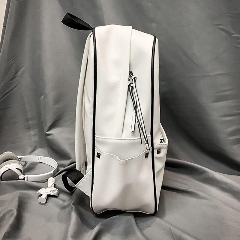 sac à dos en cuir Pu femmes sac à dos grande capacité école sac à dos sac d'école pour adolescent Mochilas femme sac à dos