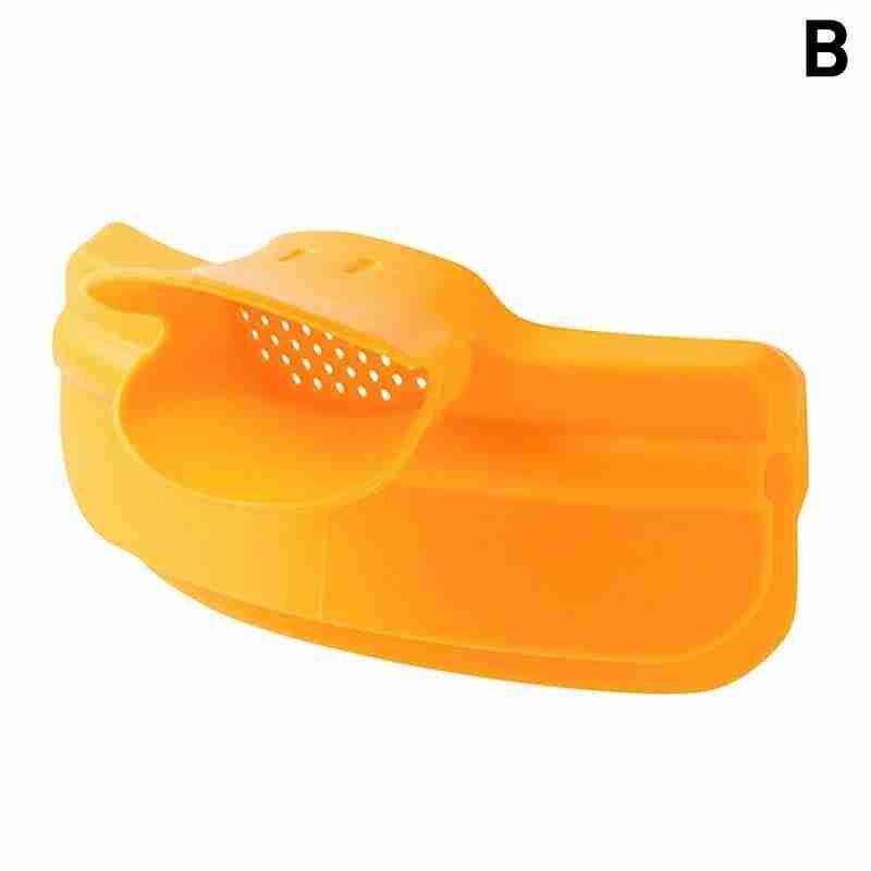 Bac de vidange Anti-déversement en Silicone, Pot Anti-fuite avec bord rond, déflecteur de liquide, entonnoir de Diversion de soupe, outil de cuisine: yellow