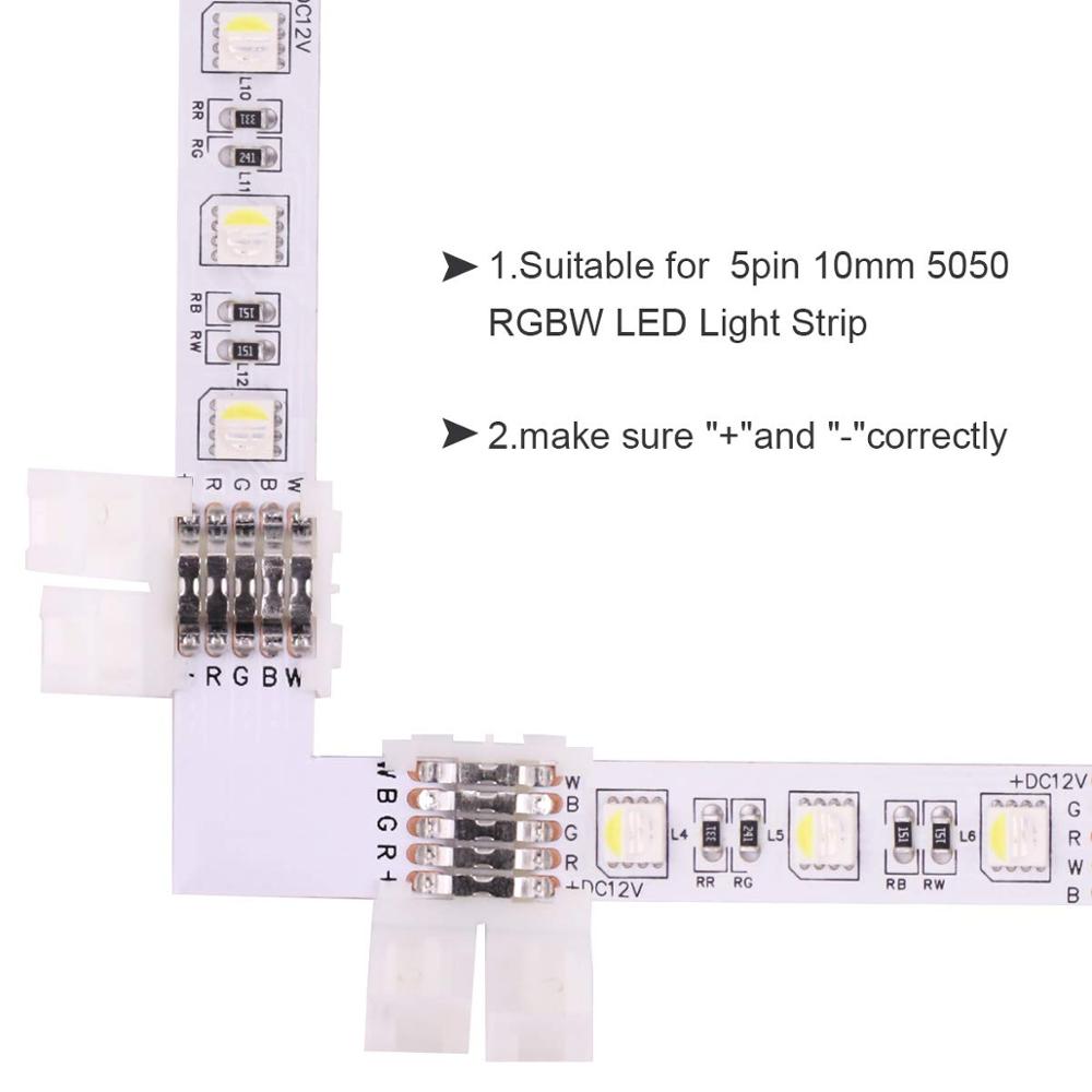 Led Digital Connector 5Pin LED Strip Connector Kit - iCreating 10mm RGBW... – Vicedeal