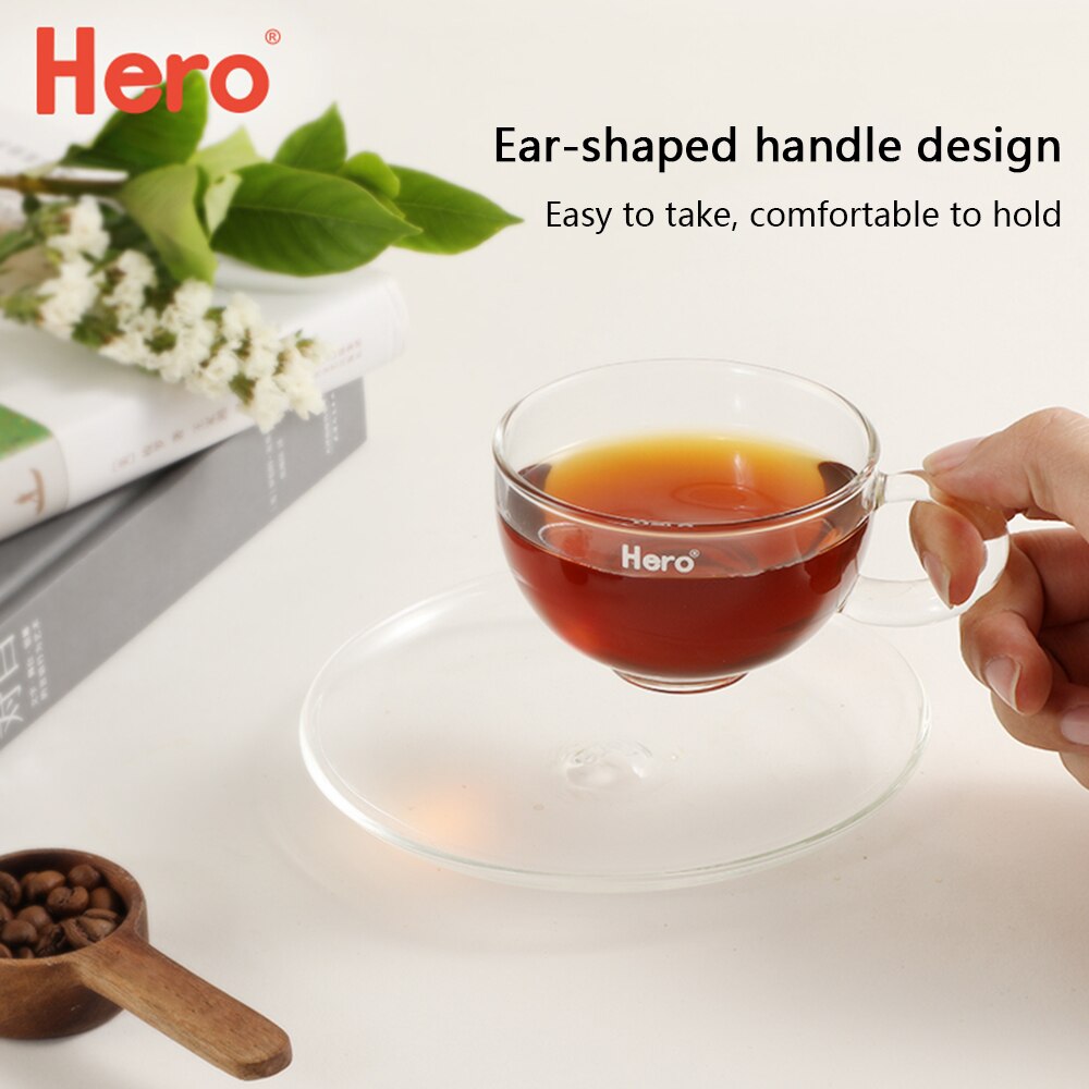 Coffee Cup Reusable High Glass Coffees Cups Simple European Style Cappuccino Flower Cups Latte Coffee Cup