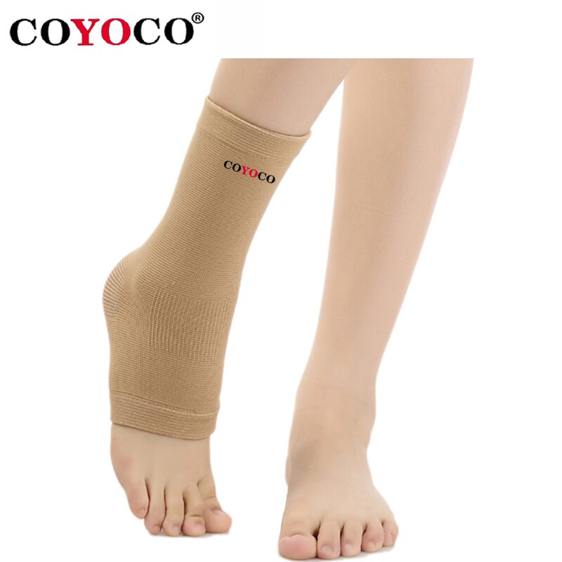 1 Pcs Ankle Support Protect Brace COYOCO Brand Bicycle Football Badminton Anti Sprained Bike Ankles Nursing Care Warm Brown