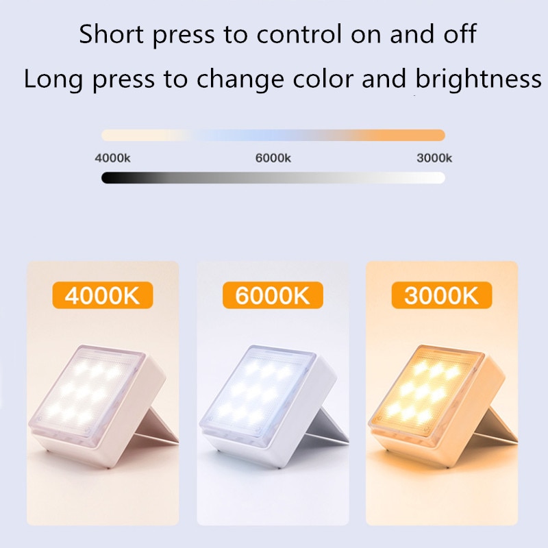 LED wireless touch dimmable night light battery power for stairs corridor cabinet bedroom mini smart night lights home decor