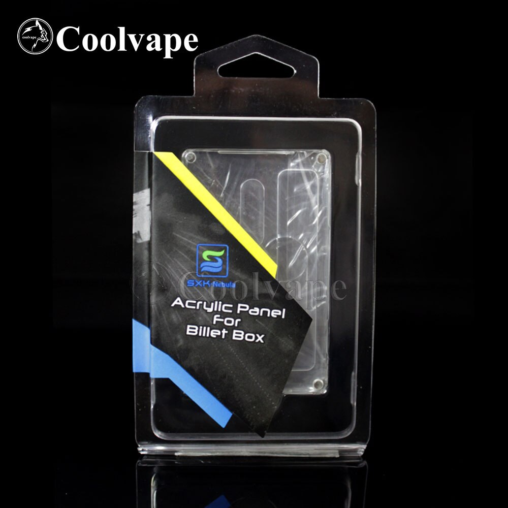 coolvape sxk BB box Clear Acrylic panels/doors Frosted Luminous green for Billet box V4 Bantam Box mod