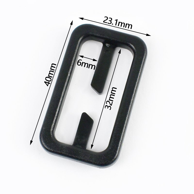 10-50Pcs Plastic Bag Strap Buckles 20-50mm Tri Glide Slider Ring Clasp Luggage Webbing Adjuster Buckle DIY Handware Accessories: 8# / antique silver