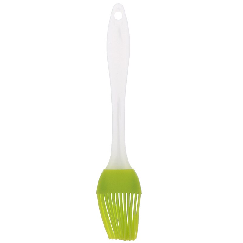1 x pensel silikon bakning bakeware bröd kockborstar bakverk olja bbq basting borste verktyg: Grön