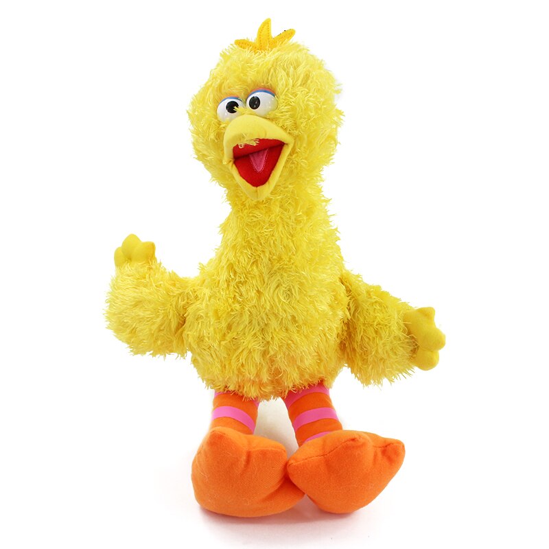 27-40cm Sesame Street Elmo Cookiemonster Oscar Grover Zoe Ernie Big Bird MR SUNFFLEUPAGUS Stuffed Plush Toy Doll Children: 40cm Big Bird