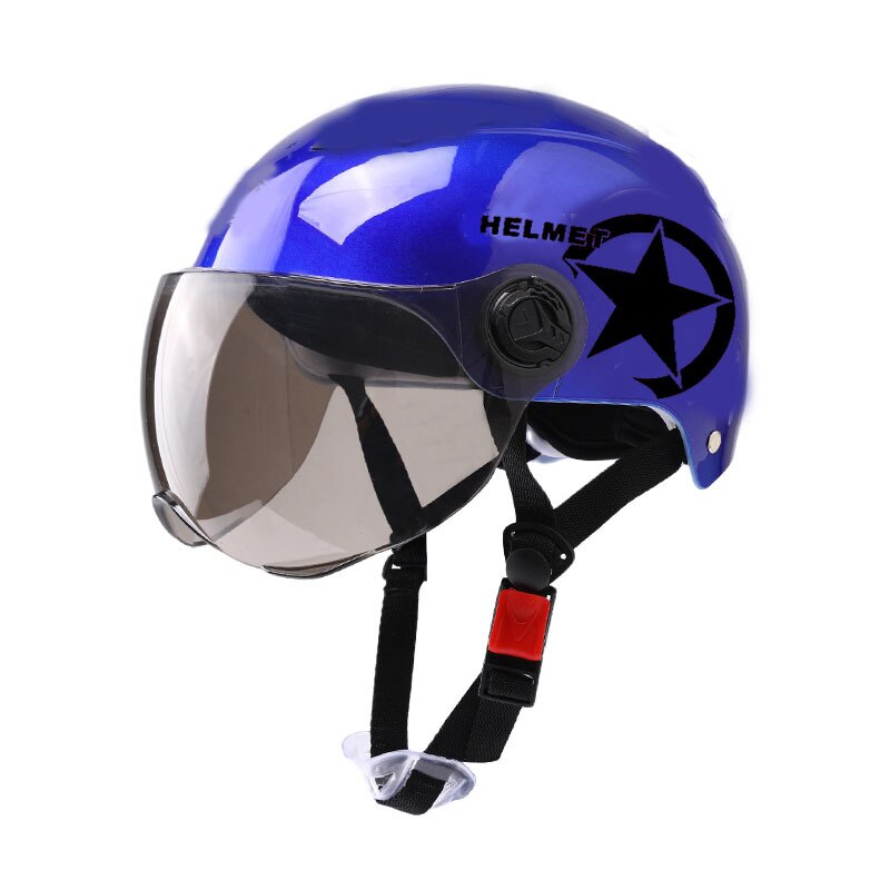 Ultra-light Safety Motorbike Helmet Scooter E-Bike Motorcycle Helmet Moto Casco Half Face UV Protector Helmet: 05
