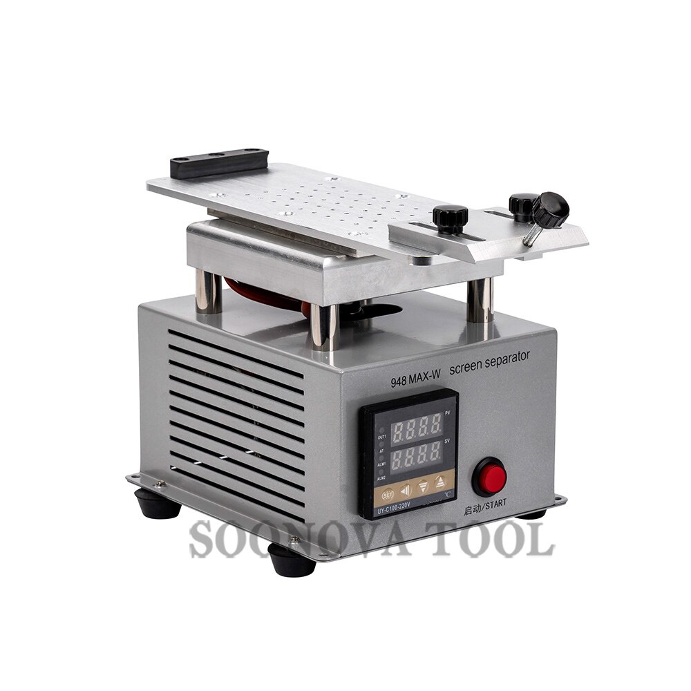 UYUE Screen Heat Separator Machine For iPhone Samsung LCD Glass Touch Screen Frame Bezel Dismantle Machine Need External Pump: Package 2 110V