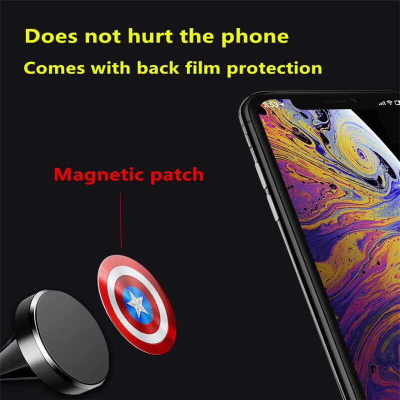 Magnetische Disk Für Auto Telefon Halter 1 stück Eisen Blätter Platte Verwenden Magnet Montieren Handy Halter Stehen