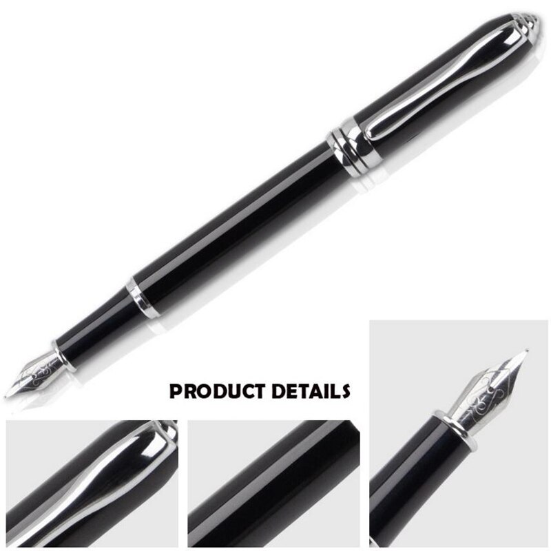Classic Full Metal Luxury Ink Fountain Pen Office Signature Writing Pen Buy 2 Send
