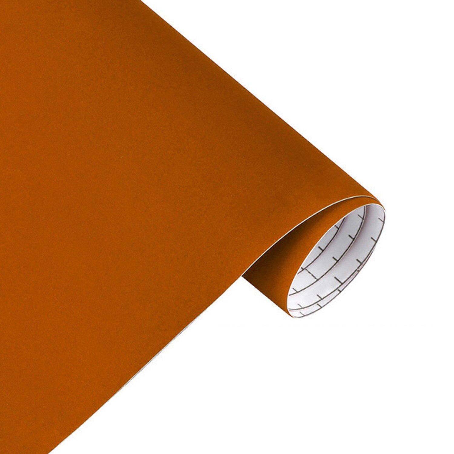 Self Adhesive Flocking Liner Soft Velvet Contact Paper Shelf Liner Pad Roll for Drawer Dresser Cabinets Jewelry Box 12 x 40inch: Orange