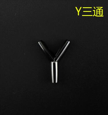 10pcs/lot Aquarium Accessories Fish Tank Air Pipe Tube Tee Air Valves Check Reflux Valve Switch Tap 4mm Diameter Hose Trachea: 10pc Y type Tube Tee