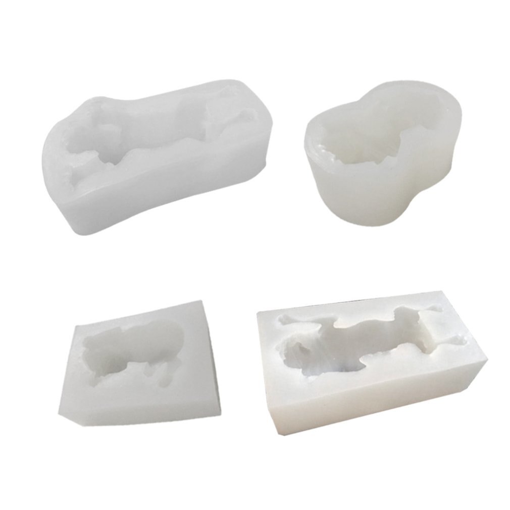 Moule de cuisson chocolat Shar Pei Mousse Silicone moule 3d chien crème glacée Fondant décoration moule de cuisson