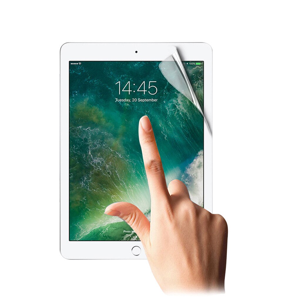 Clear Soft Hydrogel Film Screen Protector Voor iPad 7th Generatie 10.2 inch # T2