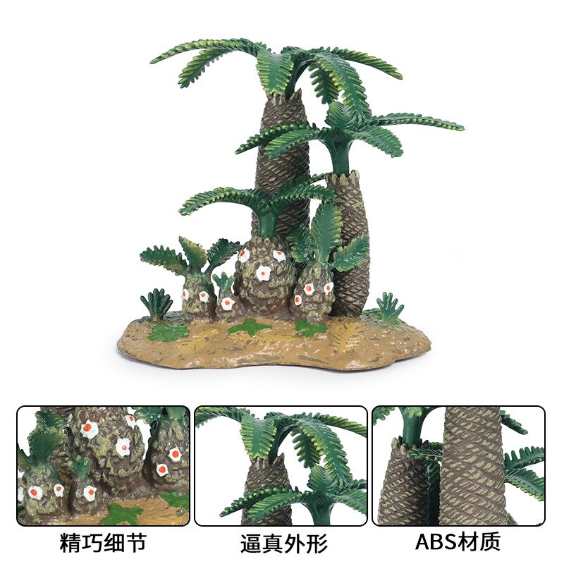 9*7*8cm simulation plant scene model static plastic toy ornaments trees Wieland and Cycads