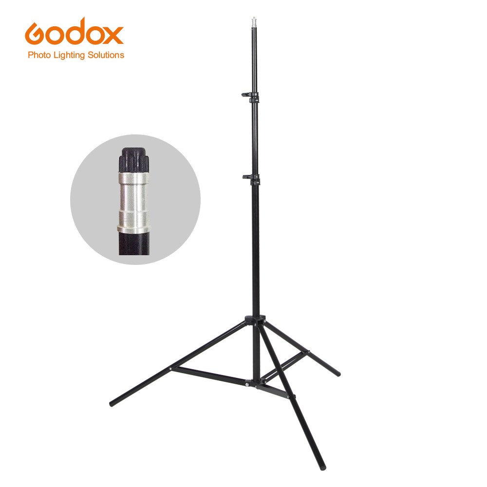 Godox Ajustable 302 2m Light Stand with 1/4 Screw Head Tripod for Studio Photo Vedio Flash Lighting 200cm