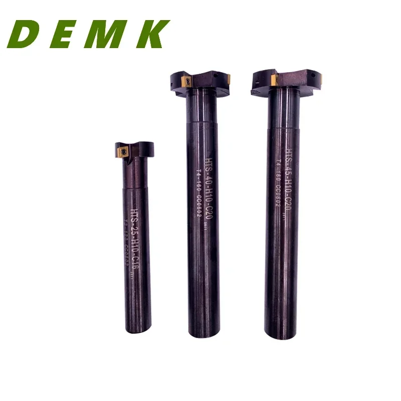 Fresa con ranura en T HTS D20-80 H08 H10 fresa con ranura Trapezoidal fresa lateral para CCMT06024 MPHT 060304 Inserto CNC