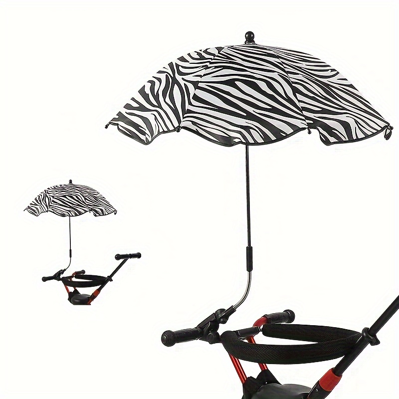 All-Purpose UV Protection Parasol Umbrella with Secure Clamp - Adjustable Sun Shade for Bikes, Trolleys, Wheelchairs, and Outdoo: light green