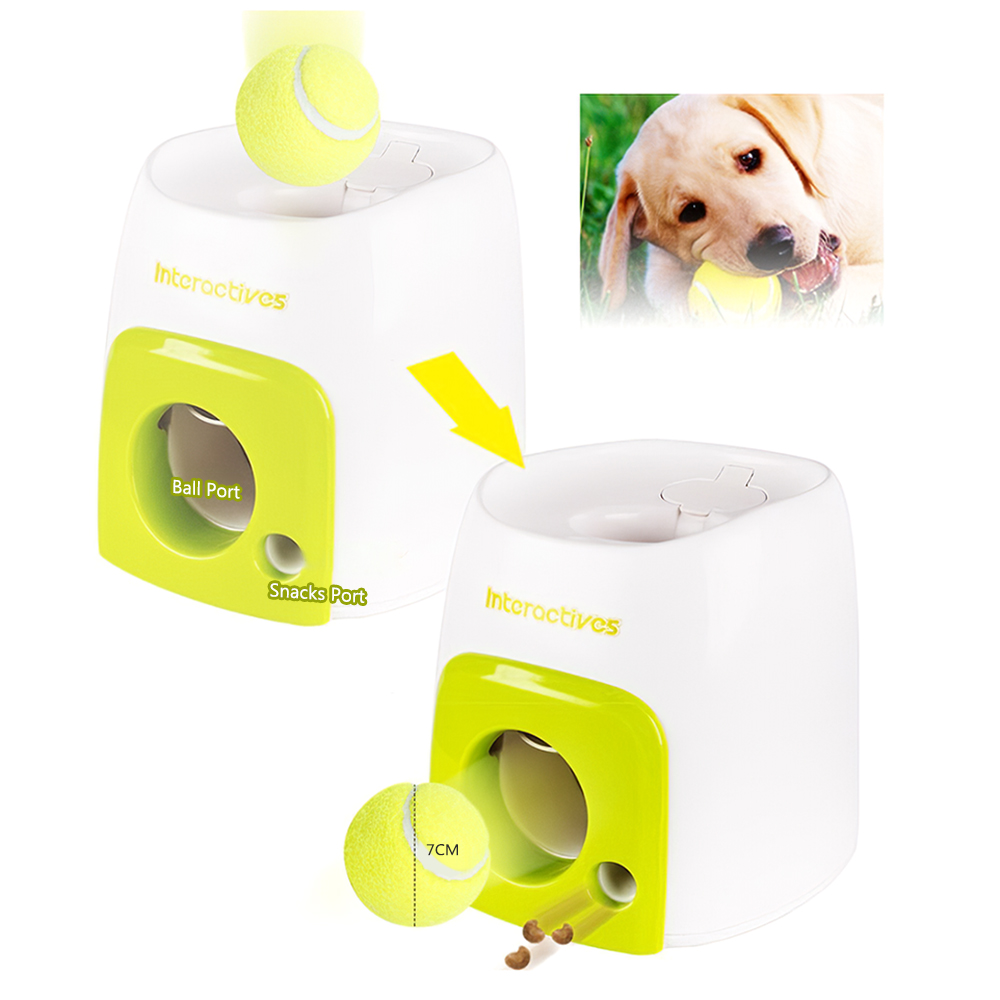 alt til poter tennis ball maskin hundeleke hente og behandle matte belønning hund interaktiv lekematermaskin til hund valp kjæledyrlek