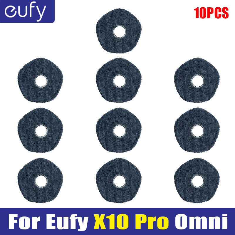 Piezas de repuesto para Eufy X10 Pro Omni, accesorios, filtro de Cepillo Lateral de rodillo, paño de mopa, almohadillas, bolsa de polvo, pieza de aspiradora: Grey