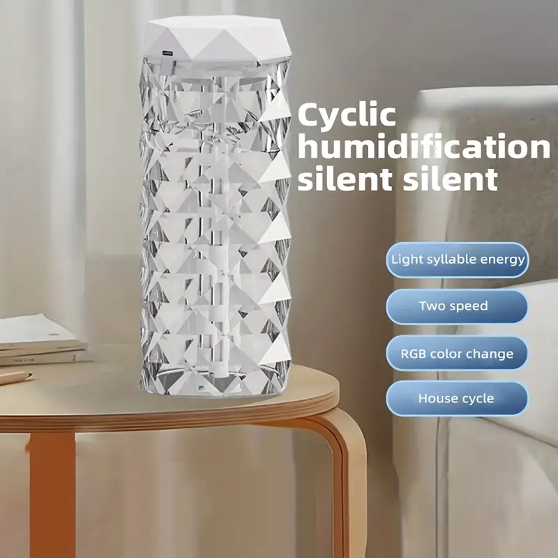 1pc Portable Ultrasonic Oil Diffuser and Air Humidifier - 400ml/Capacity - Perfect for Home, Office, and Gifting - Cute