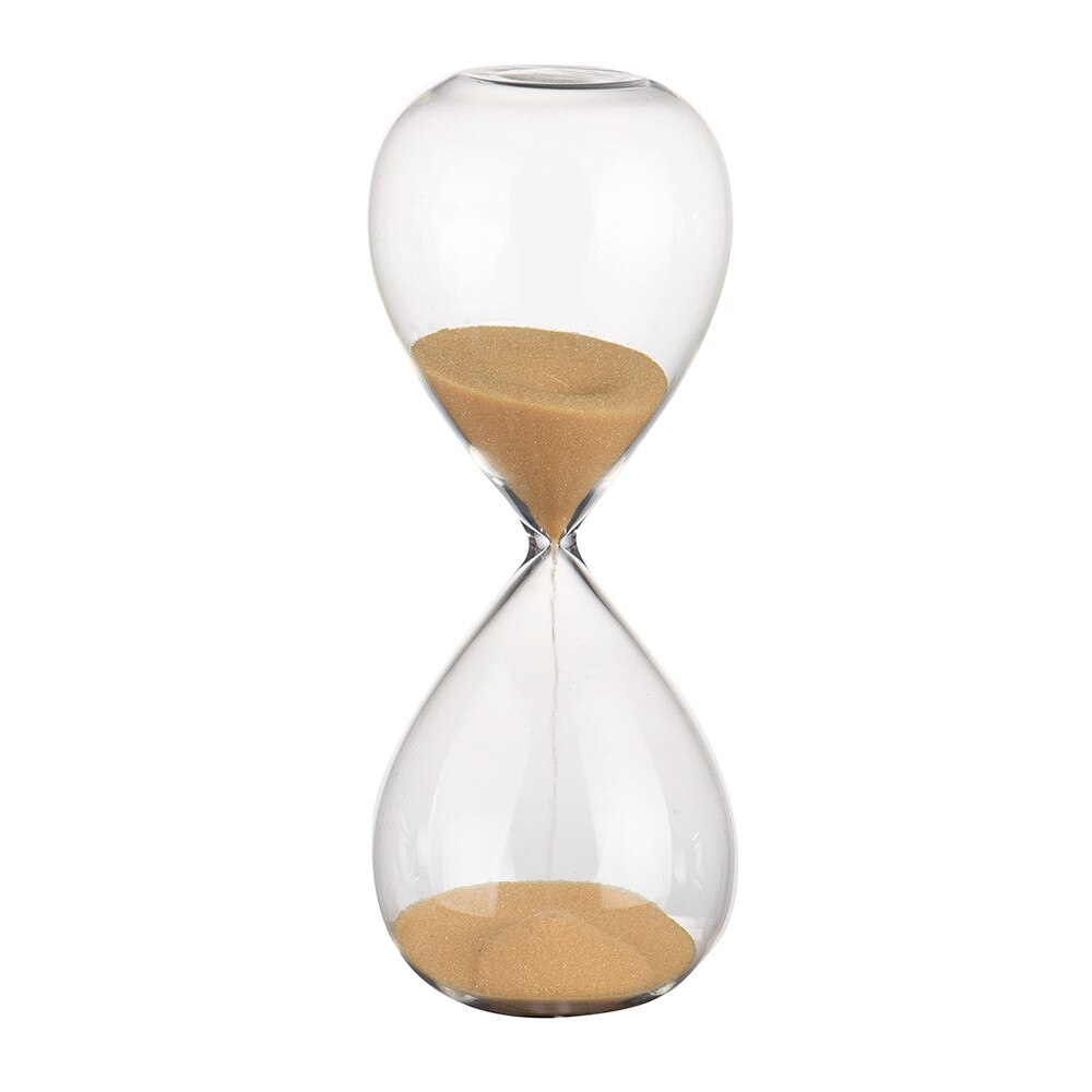 Transparent Glass Hourglass Timer 10 Minutes Time