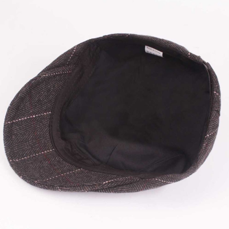 Britse Stijl Gentleman's Casual Baret Hoed Wollen Platte Zon Cap Winter Hoeden voor Vrouwen Mannen