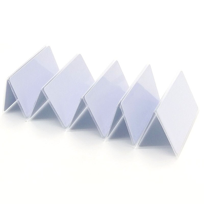 100pcs/Lot 13.56MHz RFID Card NFC Cards ISO14443A MF S50 Re-writable Proximity Smart Card 0.8mm Thin For Access Control