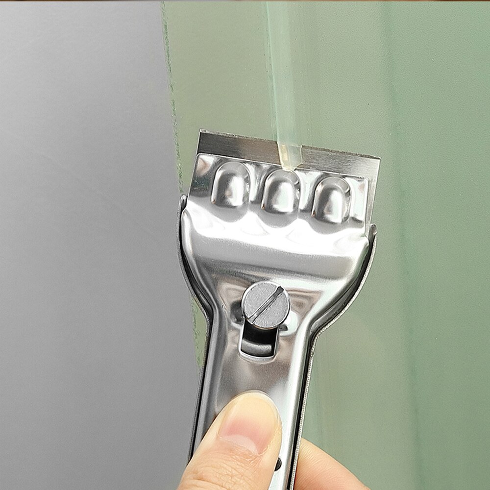 1pc glass keramisk platetopp skraper rengjøringsmiddel fjerner multifunksjon glass skrape til rengjøringe ovn komfyr leie verktøy verktøykniv h
