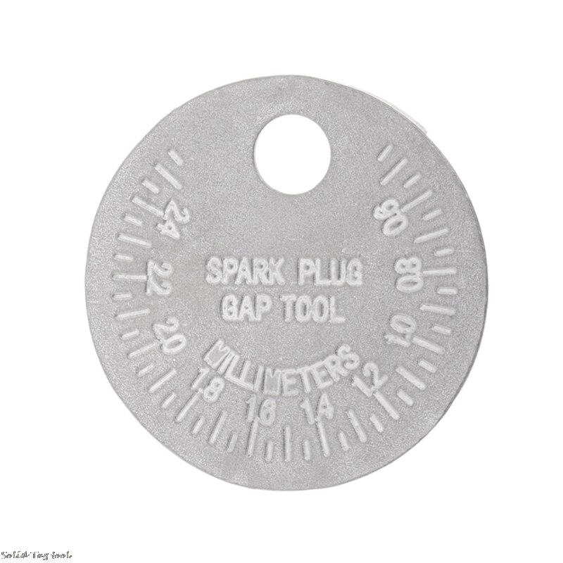 Spark Plug Gap Gauge Tool Measurement Coin-Type 0.6-2.4mm Range Spark Plug Gage