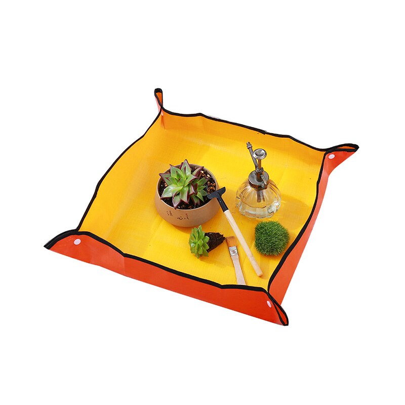 50/66/100Cm Tuinieren Planten Mat Pe Plant Verpotten Mat Opvouwbare Oppotten Waterdicht Bloem Plant Indoor Transplanteren matten