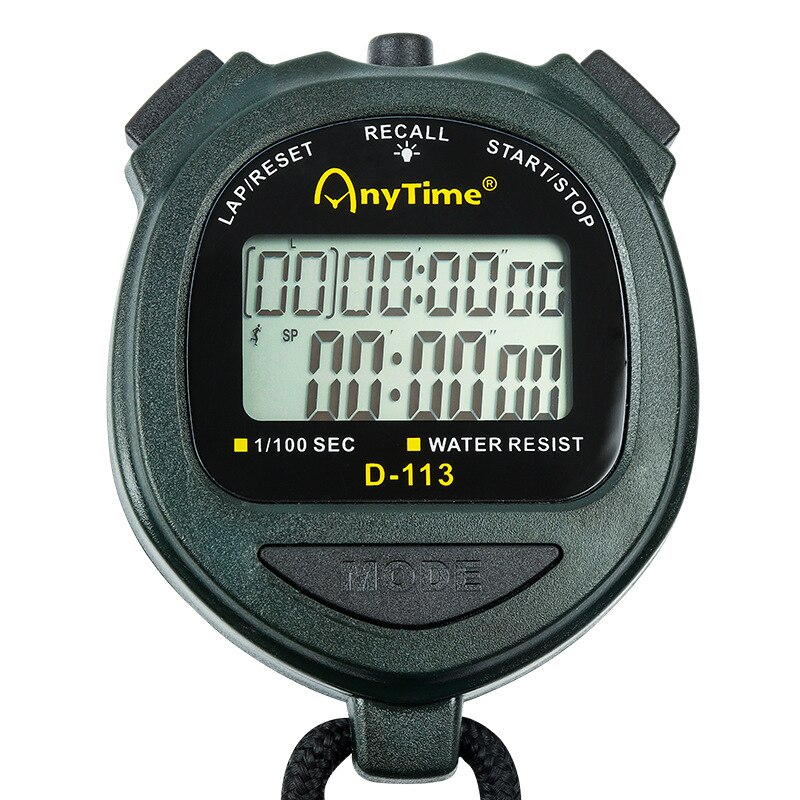 Electronic Timer Stopwatch Student Training Fitness Competition Dedicated Running Sports Stopwatch Cronômetro: D-113