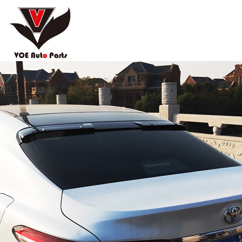 Camry Gloss Black ABS Plastic Rear Window Roof Spoiler for Toyota Camry