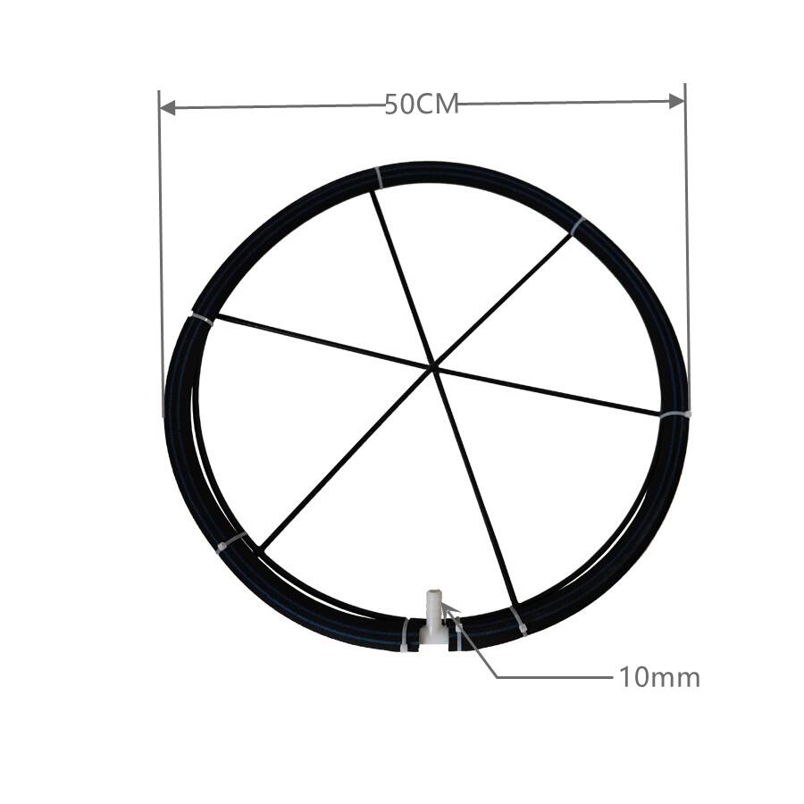 D50cm Aquarium Vis Garnalen Vijver Landbouw Disc Beluchting Slang: Type 2   10mmT