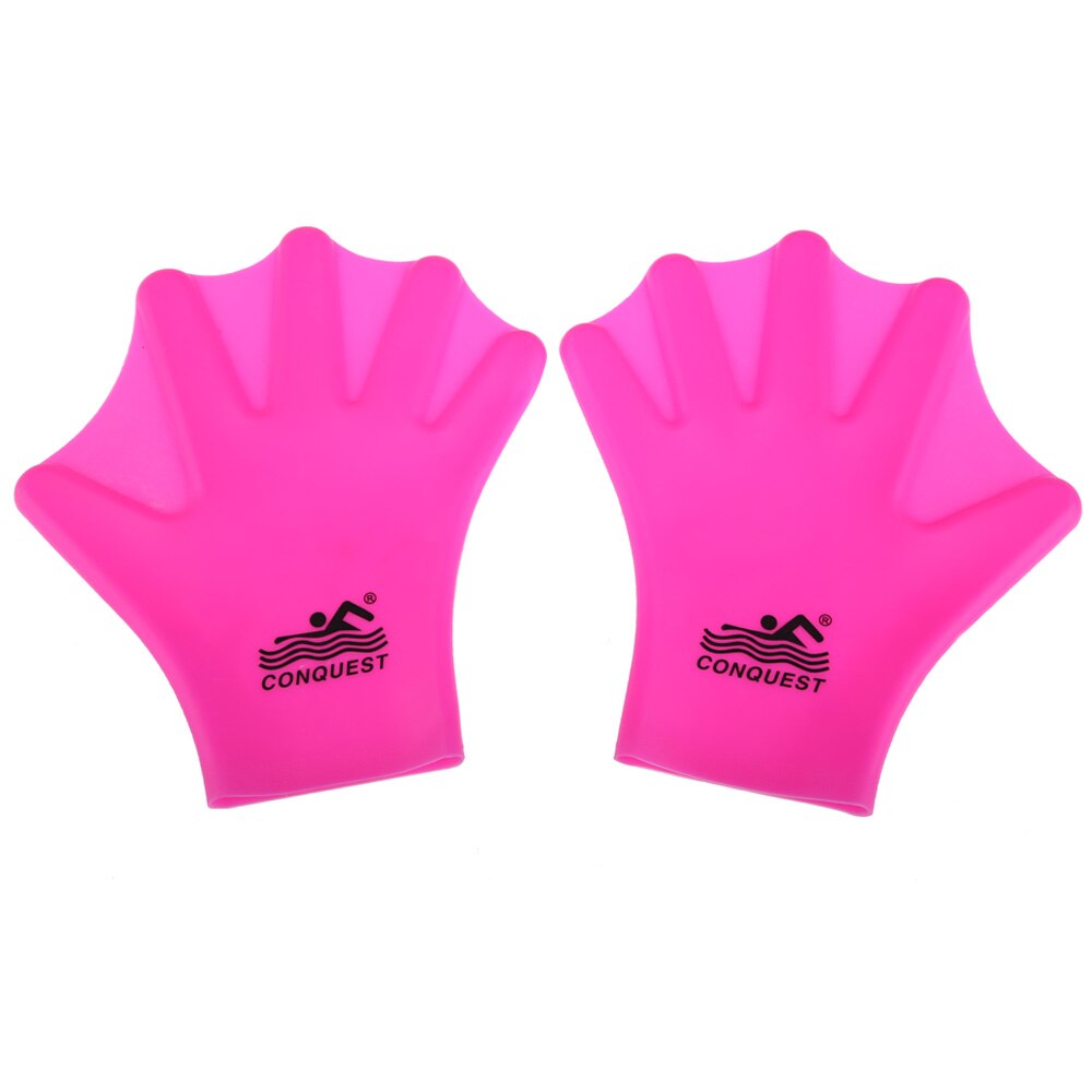 Frosch handschuh Schwimmen Tragen Silizium Schwimmen Tauchen Schwimmhäute Handschuhe Erwachsene Frosch Finger Flosse Tauchen Hand Erwachsenen Handschuh: Rosa