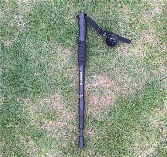 2Pcs Nordic Walking Sticks Telescopic Baton Trekking Poles Ultra Hiking Walking Canes With Rubber Tips Adjustable Bands: Black Straight handl