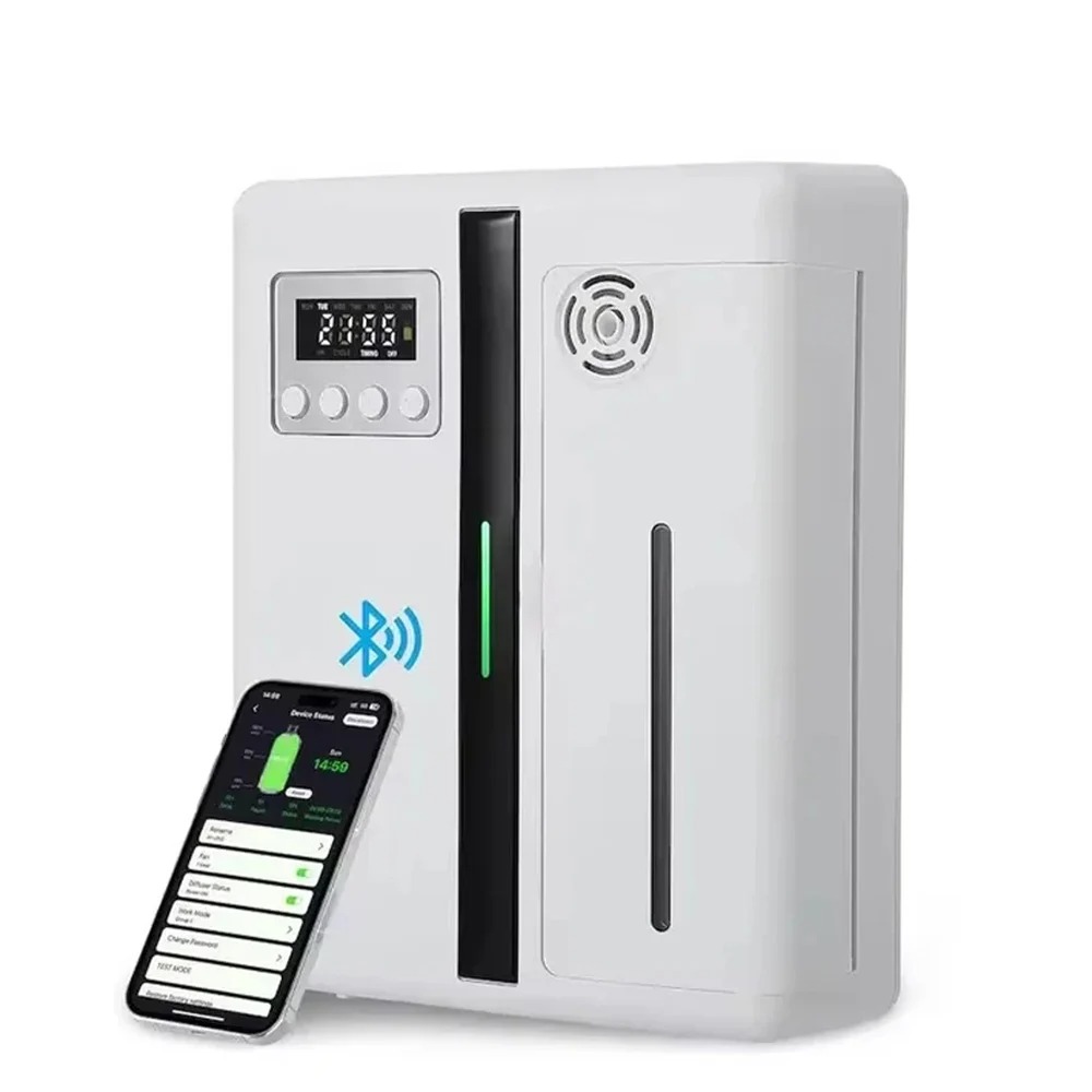 NAMSTE Wall Mounted Electric Aromatherapy Diffuser Bluetooth Timer Perfume Essential Oil Dispenser For Hotel Room Freshening