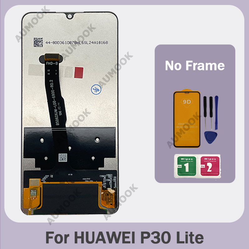 til huawei  p30 lite mar -lx1m lx2 al00 lcd-skjerm berøringsskjerm til huawei  p30 lite nova 4e mar -lx2 lcd-enhet erstatning: misligholde tittel