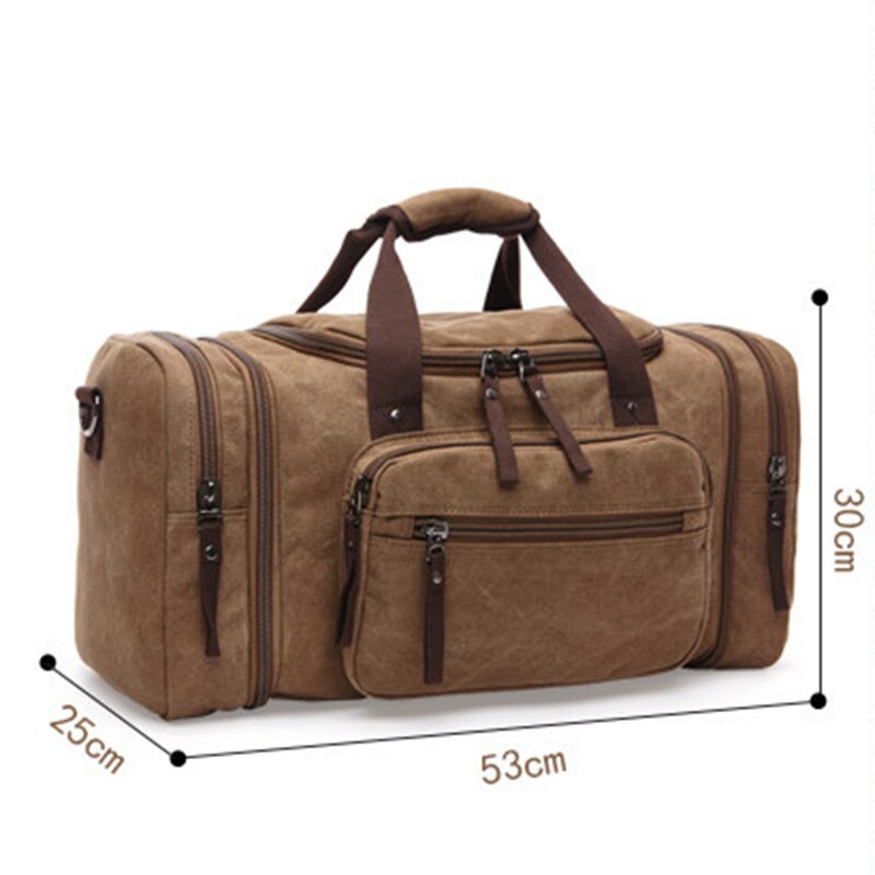 Bolso de lona de gran capacidad, para hombre, para equipaje de mano, bolso de viaje, bolso de hombro, para la noche, XA1740C