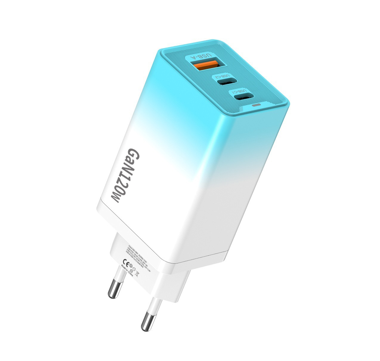 120W USB C GaN Charger Fast High Speed Charging Type C PD Mobile Phone Wall Travel Adapter for IPhone 16 Pro Huawei Xiaomi 15: IL