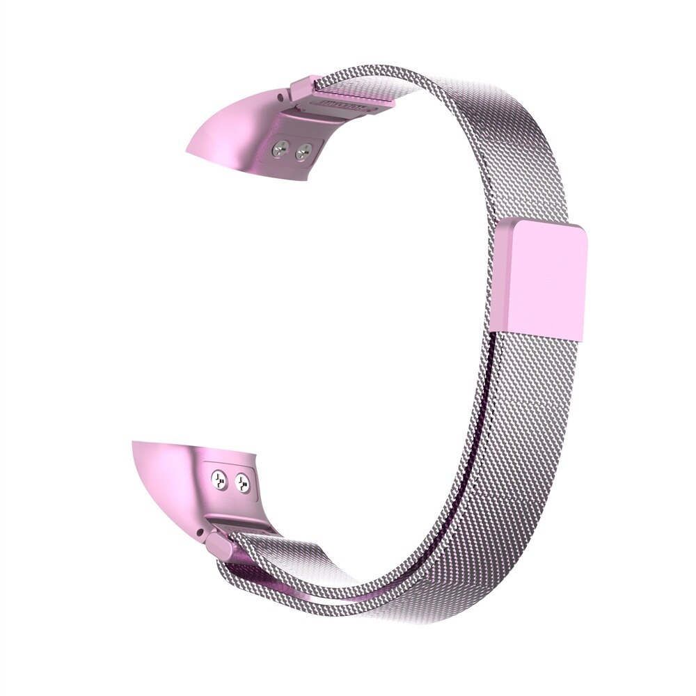 For Huawei Honor Band 5 4 Luxury Metal Loop Watch Band Magnetic Replacement Smart Watch Strap Bracelet Wristbands: pink