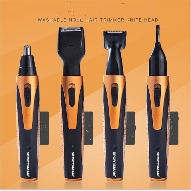 Afeitadora eléctrica de viaje para hombre, afeitadora portátil, afeitadora de barba, afeitadora de nariz, afeitadora Facial, cortadora de pelo de patillas
