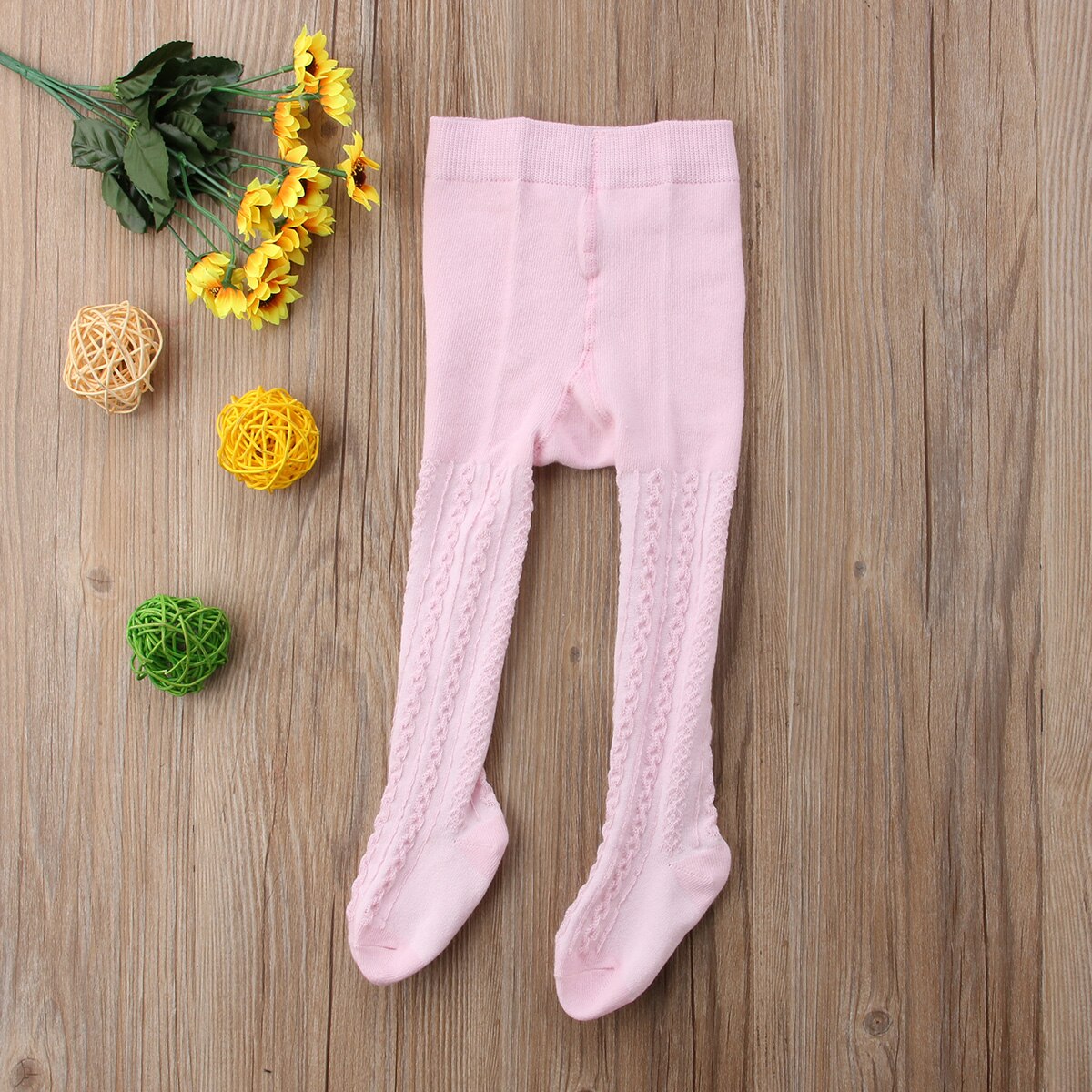 3 Paar Leuke Baby Panty Soft Infant Kids Meisjes Panty Katoen Effen Stretch Warme Panty Kousen Lente Herfst 0- 24M