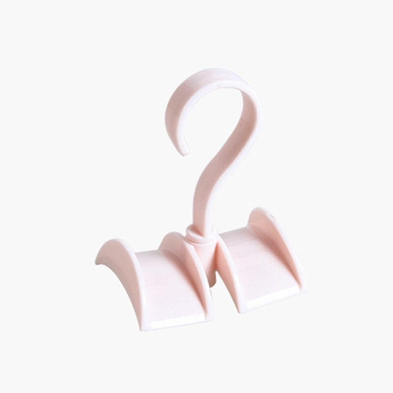 Multi-Function Bag Storage Rack 360 Degree Rotating Hanger Closet Storage Organizer Hook for Handbag Scarf Tie Rack Holder: Pink