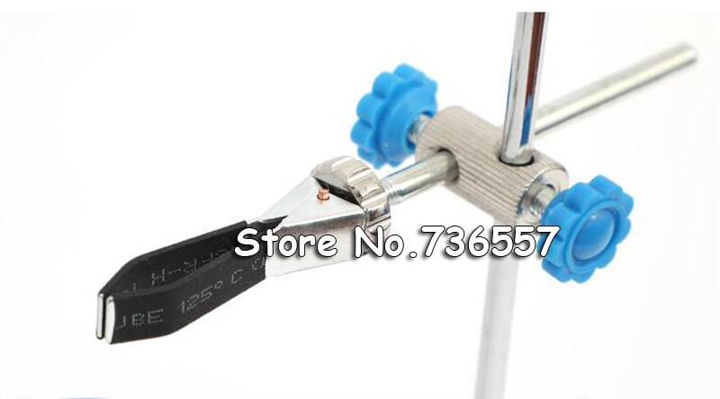 Metal Mini Lab Bracket Retort Support Stand Clip Clamp Flask Alcohol Bottle Laboratory Education Supplies Equipment High 30cm