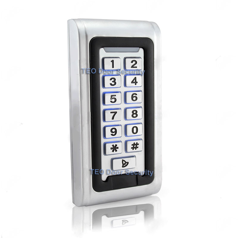 2000Users IP68 Waterproof LED Keypad Metal Access Control Wiegand 26 RIFD card reader Door Access 12V and 24V DC